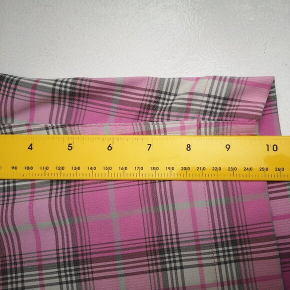 Nike Golf Tour Performance Dri-Fit Ladies Size 14 Plaid Shorts - Picture 13 of 13